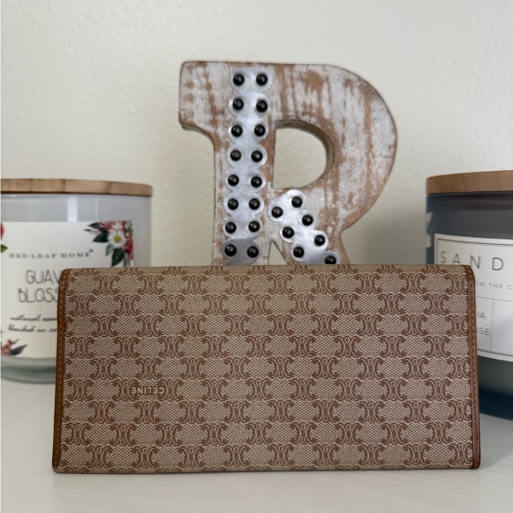 Celine Brown Monogram Wallet